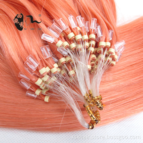 Wholesale double drawn micro loop human hair extension